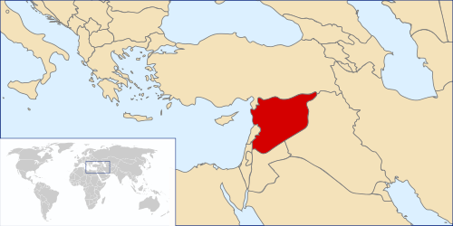Mappa della Siria