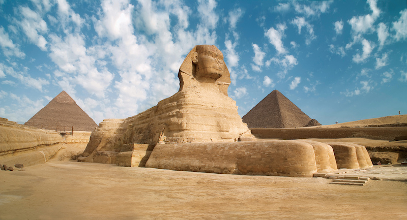 Grande Sfinge piana di Giza