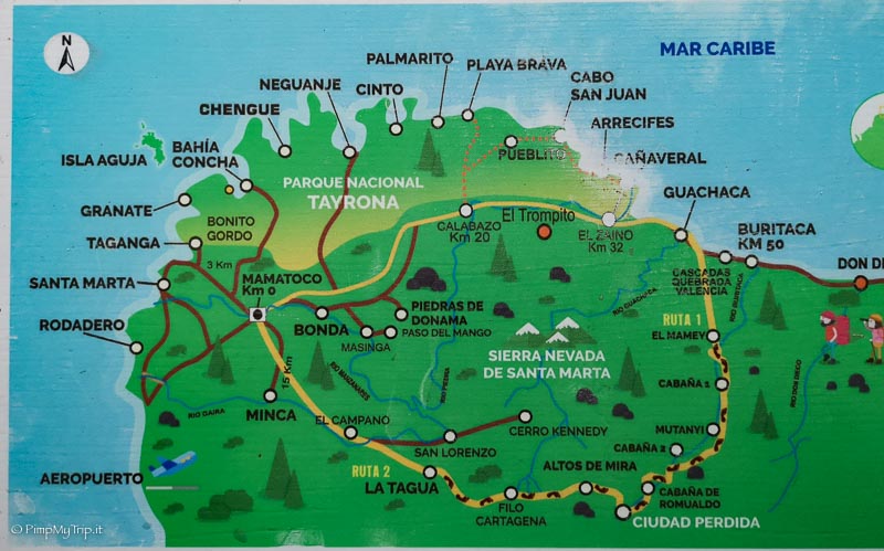 parco-tayrona-mappa