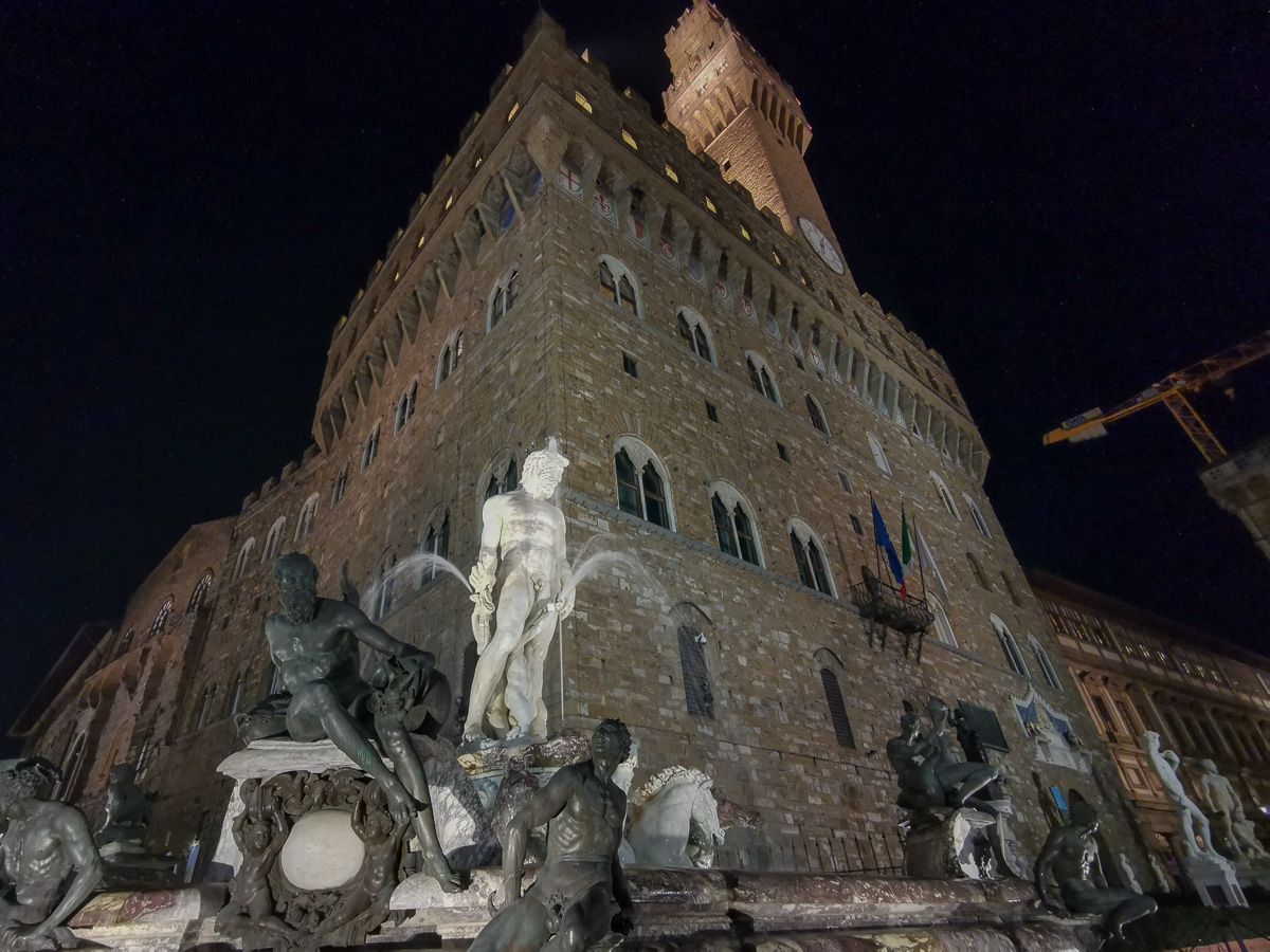 Palazzo Vecchio e fontana del Nettuno