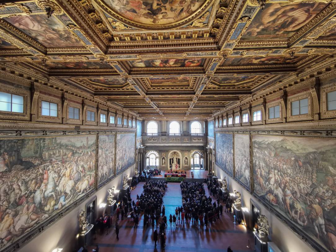 Salone dei Cinquecento a Palazzo Vecchio