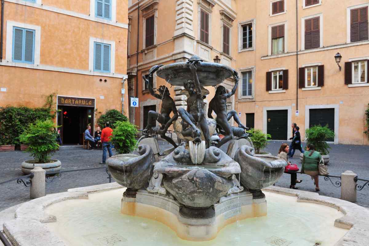 ghetto roma fontana tartarughe