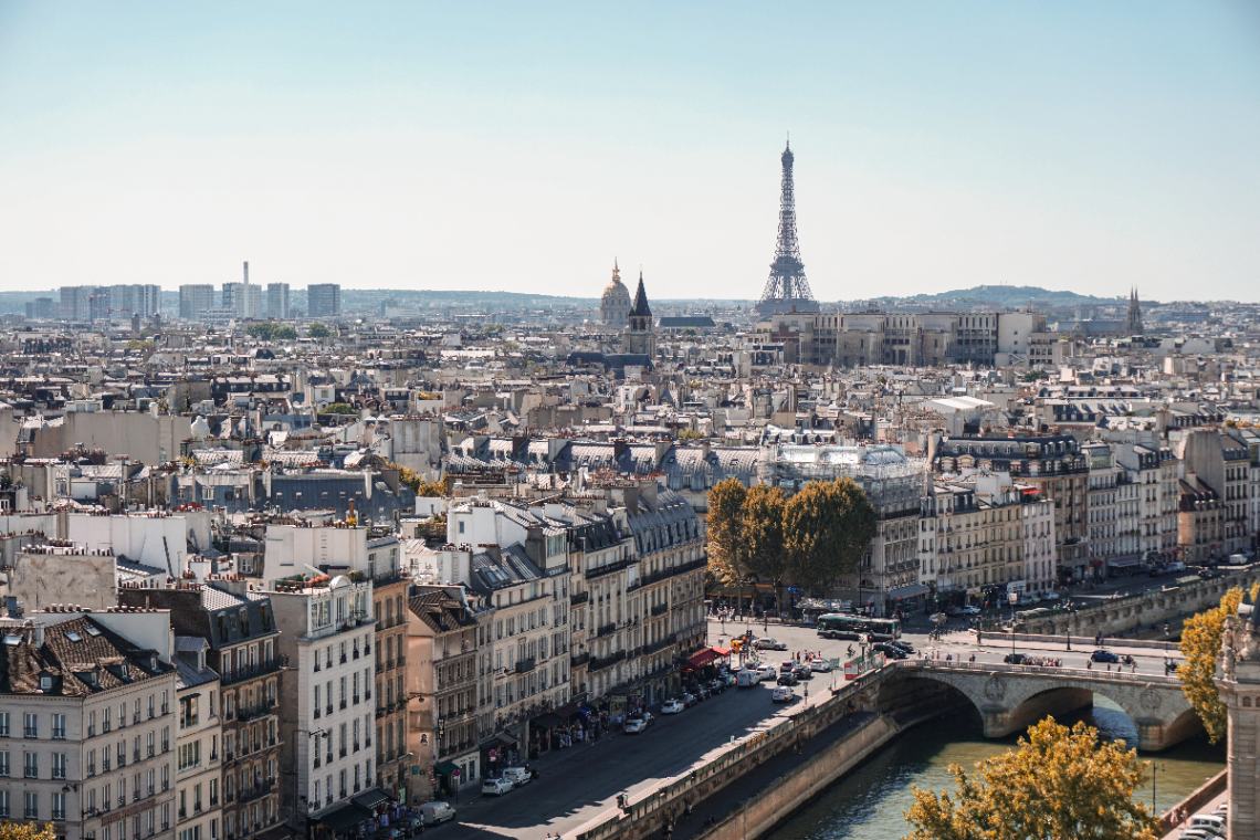 Ammirare Parigi dall'alto