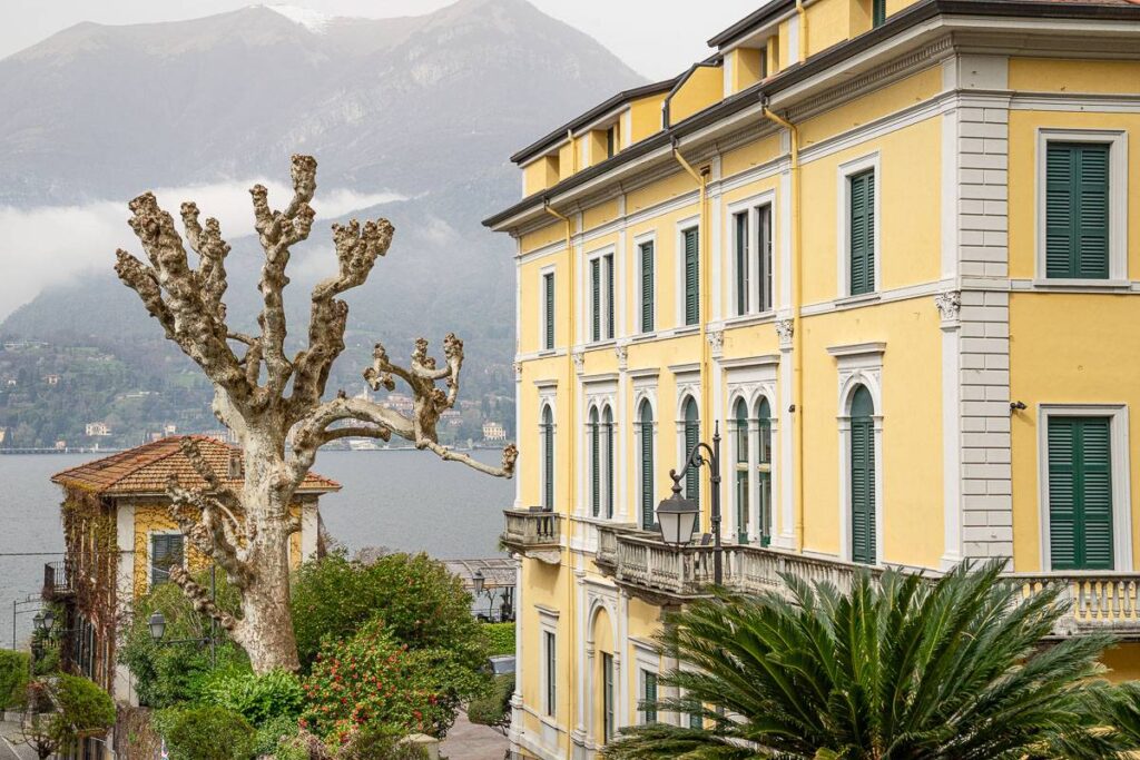 Gran Hotel Villa Serbelloni con il lago di Como sullo sfondo